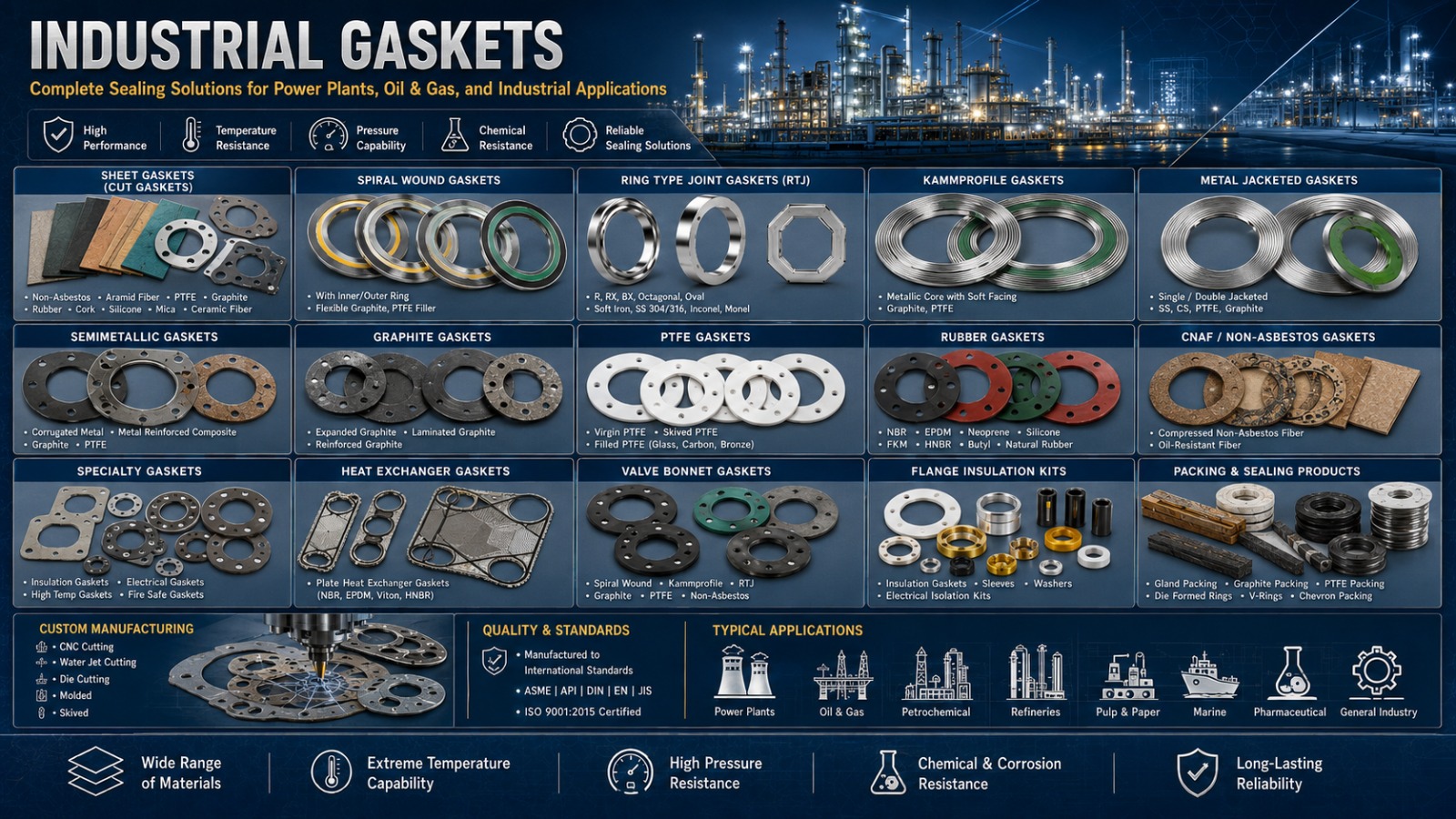 Industrial Gaskets and Seals