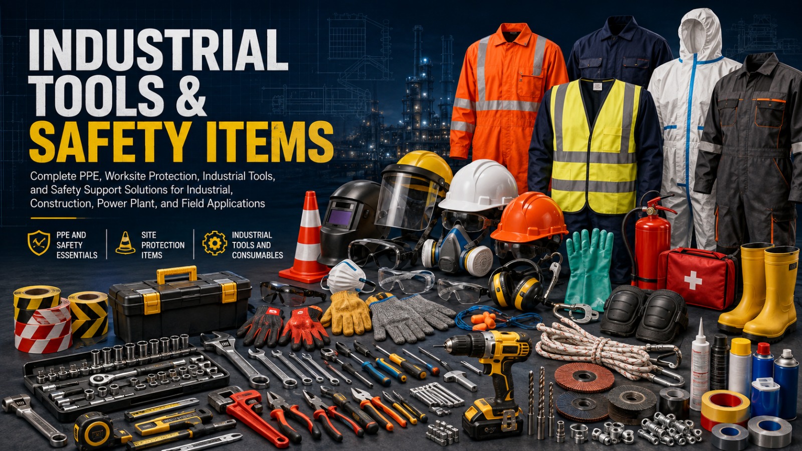 Industrial Tools and Safety Items