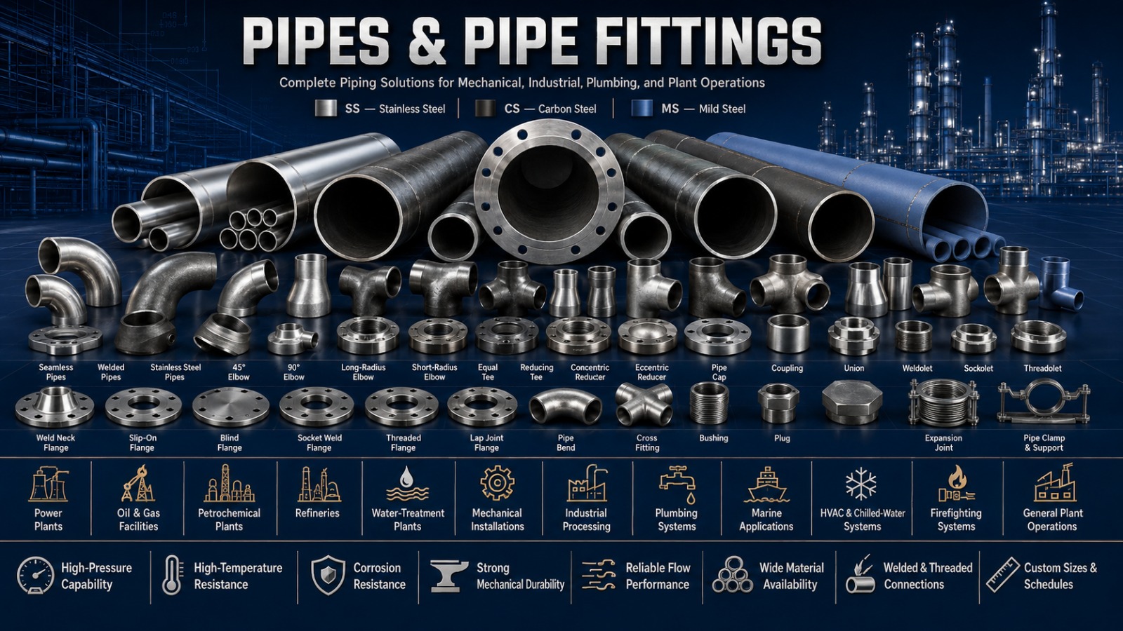 Pipes and Pipe Fittings